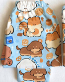تیشرت و شلوار نوزادی پنبه یکرو ریلی طرح پت های کوکی خور🐕 🍪