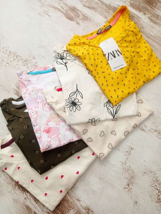 تیشرت کراپ کبریتی زنانه وارداتی از برند محبوب ZARA ( سایز ۲۸ ـ Medium )