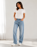 تیشرت کراپ کبریتی زنانه وارداتی از برند محبوب ZARA ( سایز ۲۸ ـ Medium )