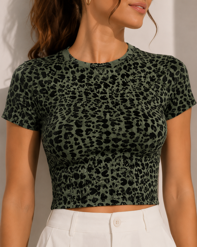 تیشرت کراپ کبریتی زنانه وارداتی از برند محبوب ZARA ( سایز ۳۰ ـ Large )