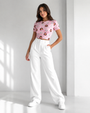 تیشرت کراپ کبریتی زنانه وارداتی از برند محبوب ZARA ( سایز ۳۰ ـ Large )