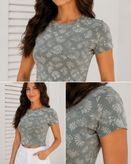 تیشرت کراپ کبریتی زنانه وارداتی از برند محبوب ZARA ( سایز ۳۲ ـ XLarge )