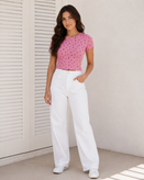 تیشرت کراپ کبریتی زنانه وارداتی از برند محبوب ZARA ( سایز ۳۲ ـ XLarge )