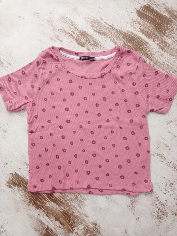 تیشرت کراپ کبریتی زنانه وارداتی از برند محبوب ZARA ( سایز ۳۲ ـ XLarge )