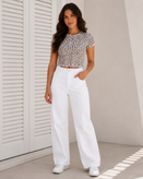 تیشرت کراپ کبریتی زنانه وارداتی از برند محبوب ZARA ( سایز ۳۲ ـ XLarge )