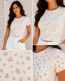 تیشرت کراپ کبریتی زنانه وارداتی از برند محبوب ZARA ( سایز ۳۲ ـ XLarge )