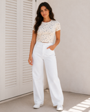 تیشرت کراپ کبریتی زنانه وارداتی از برند محبوب ZARA ( سایز ۳۲ ـ XLarge )