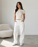 تیشرت کراپ کبریتی زنانه وارداتی از برند محبوب ZARA ( سایز ۳۴ ـ XXLarge )